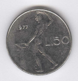 Italia 50 Lire de 1977