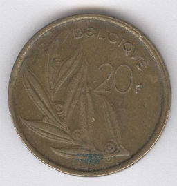 Bélgica 20 Franc de ?
