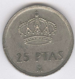 España 25 Pesetas de 1982
