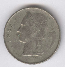 Bélgica 1 Franc de 1953 (Belgie)