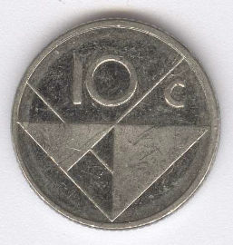 Aruba 10 Cents de 2008