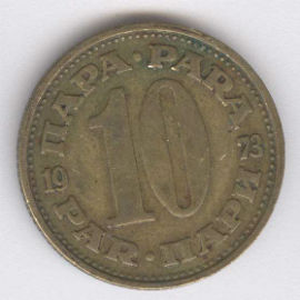 Yugoslavia 10 Para de 1973