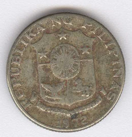 Filipinas 10 Sentimos de 1972