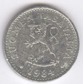 Finlandia 10 Pennia de 1984