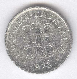 Finlandia 1 Penni de 1973