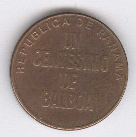 Panamá 1 Centesimo de 2001