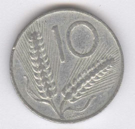 Italia 10 Lire de 1953