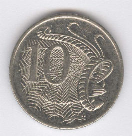 Australia 10 Cents de 2001