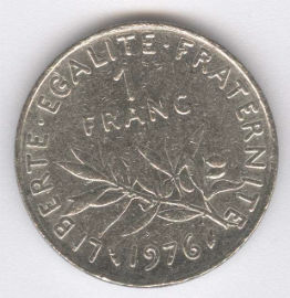 Francia 1 Franc de 1976