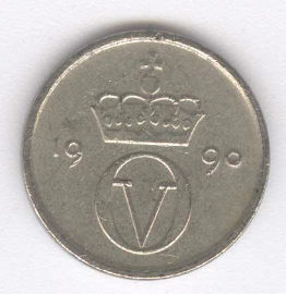 Noruega 10 Ore de 1990