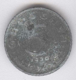 Austria 5 Groschen de 1950