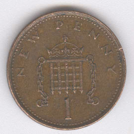 Inglaterra 1 Penny de 1973