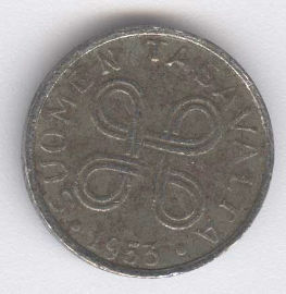 Finlandia 1 Markka de 1953