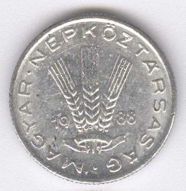 Hungría 20 Filler de 1988