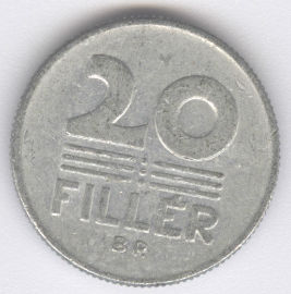 Hungría 20 Filler de 1972
