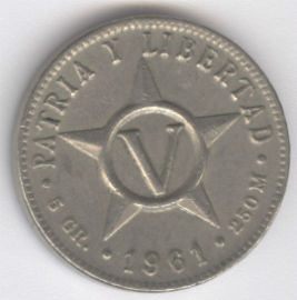 Cuba 5 Centavos de 1961