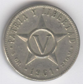 Cuba 5 Centavos de 1961