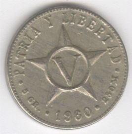 Cuba 5 Centavos de 1960