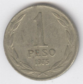 Chile 1 Peso de 1975