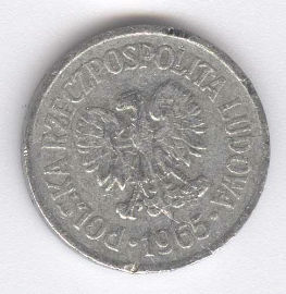 Polonia 10 Groszy de 1965