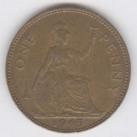 Inglaterra 1 Penny de 1963