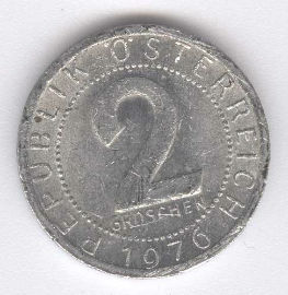 Austria 2 Groschen de 1976