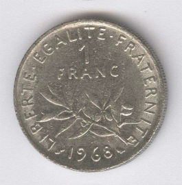 Francia 1 Franc de 1968