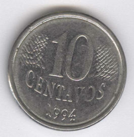 Brasil 10 Centavos de 1994