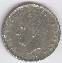 España 25 Pesetas de 1984