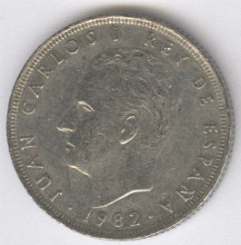 España 25 Pesetas de 1982