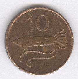 Islandia 10 Aurar de 1981