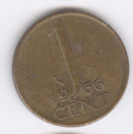 Holanda 1 Cent de 1966