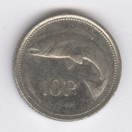 Irlanda 10 Pence de 1998
