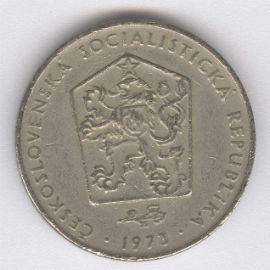 Checoslovaquia 2 Koruna de 1973