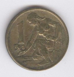 Checoslovaquia 1 Koruna de 1970