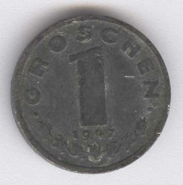 Austria 1 Groschen de 1947