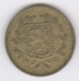 Finlandia 5 Markkaa de 1941